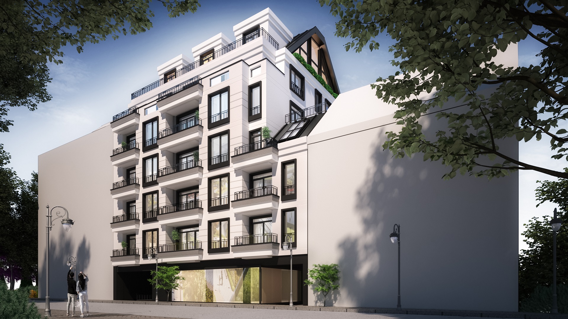 a 3d photo of samuil building